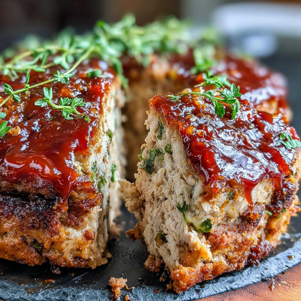 Barbecue Turkey Meatloaf Delight
