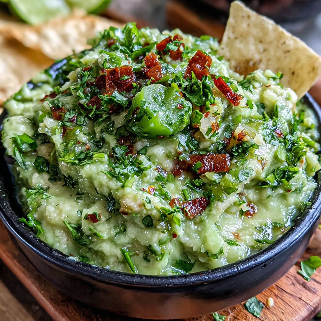 Creamy Avocado-Tomatillo Salsa