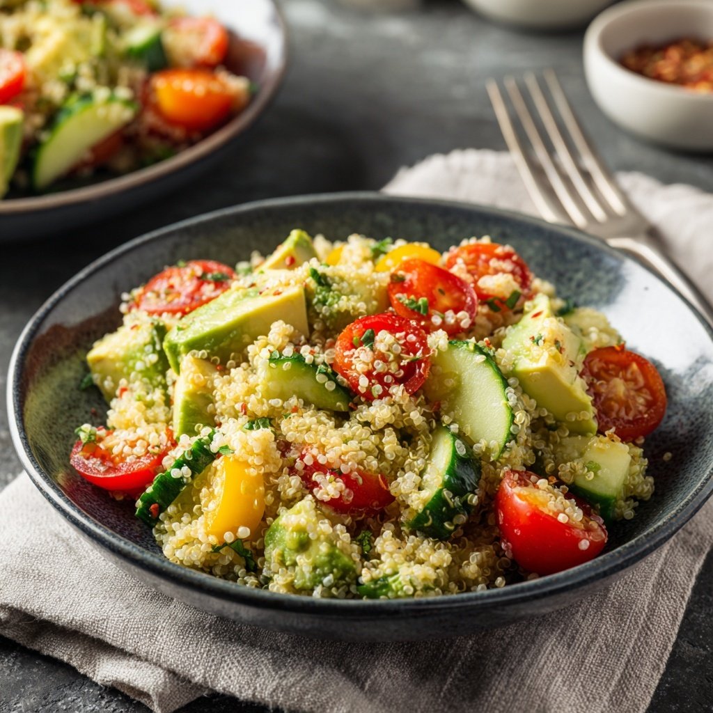 Healthy Avocado Quinoa Salad