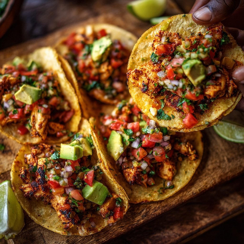 Global Mexican Chicken Tacos