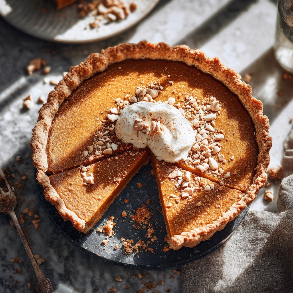 Festive Spiced Pumpkin Pie